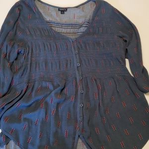 Like new babydoll blouse